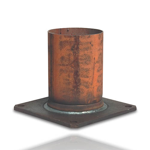 Flansch mit Rohrstutzen, Flansch MZ x Stumpfschweißung