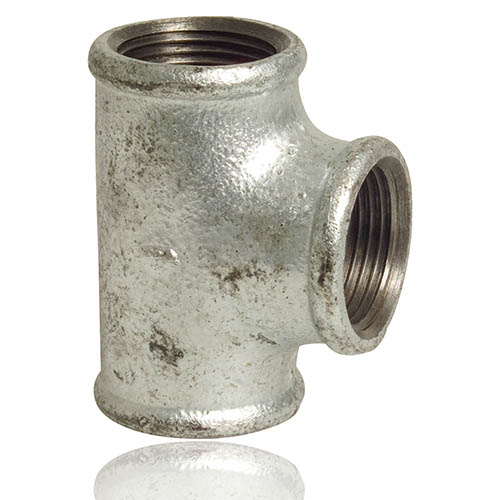 Temperguss T-St&uuml;ck 90&deg;