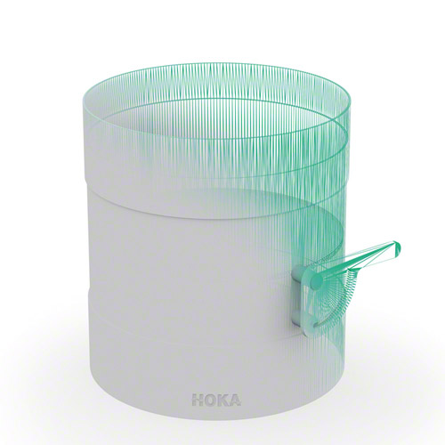 PVC Absperrklappe mit Hand- Feststellhebel, beidseitig mit Muffe und umlaufender Lippendichtung